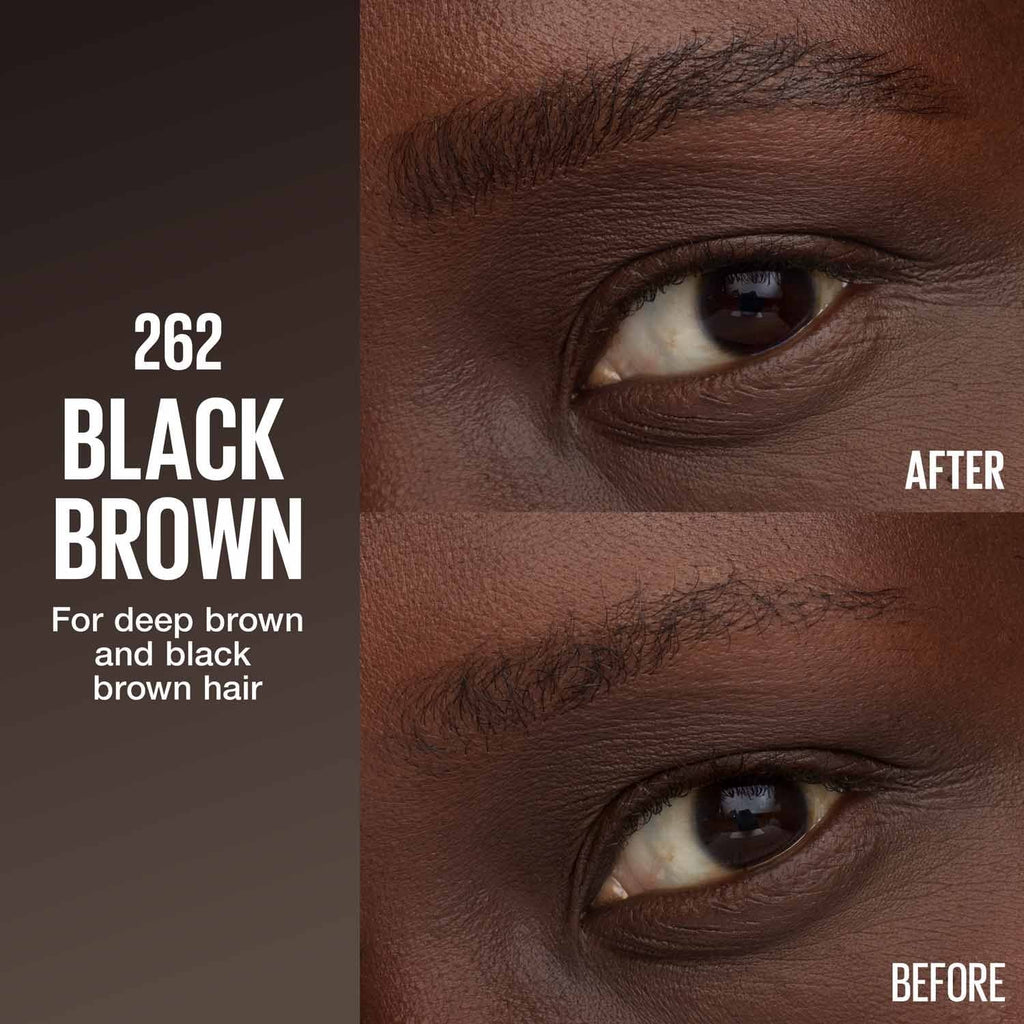 Maybelline Brow inserts pdp 262 blackbrown 041554103533 shadecard