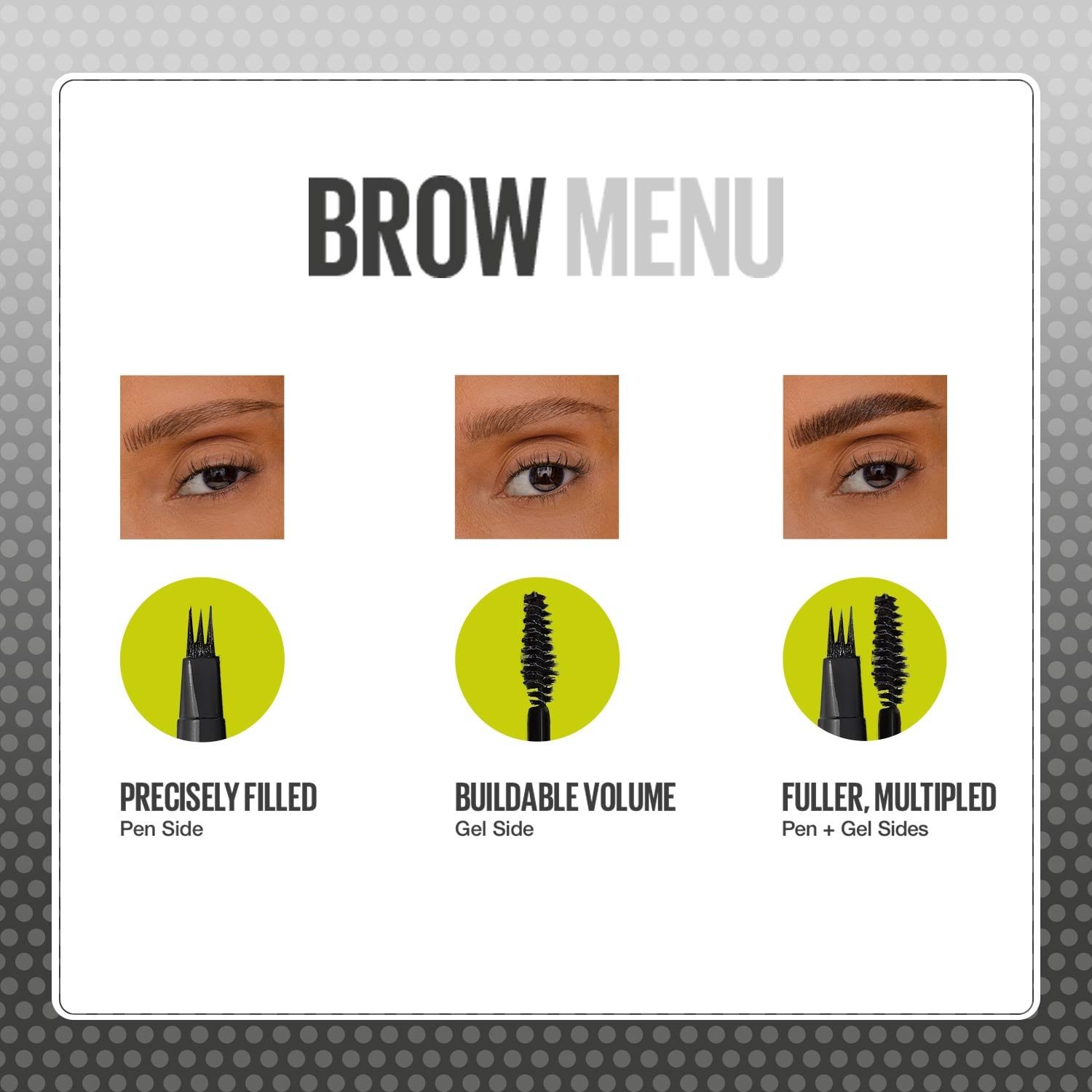 BROW INSERTS EYEBROW MULTIPLYING PEN & BRUSH