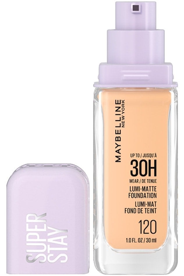 maybelline lumi matte foundation US 120 upc p open