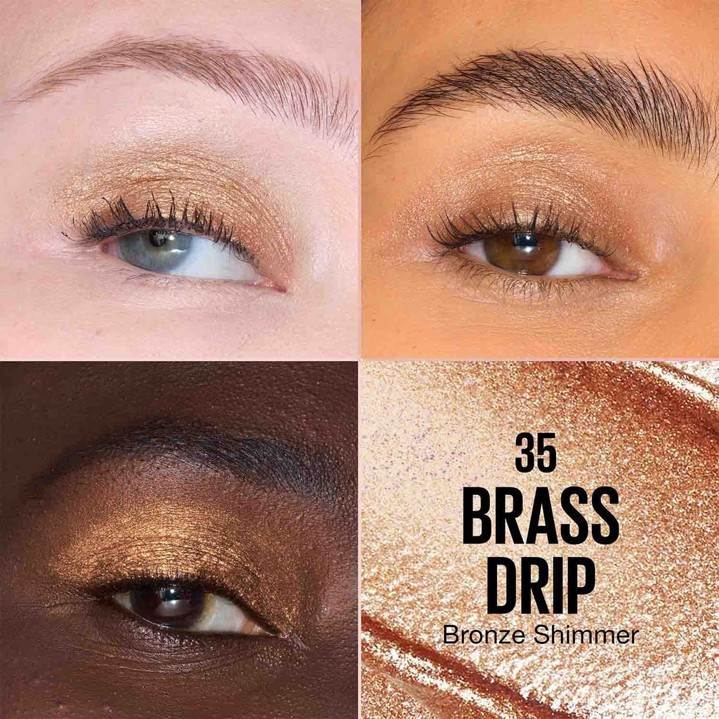 MNY Eye Shadow Shadow Drip ATF Shade Card 35 Brass Drip 1500x1500
