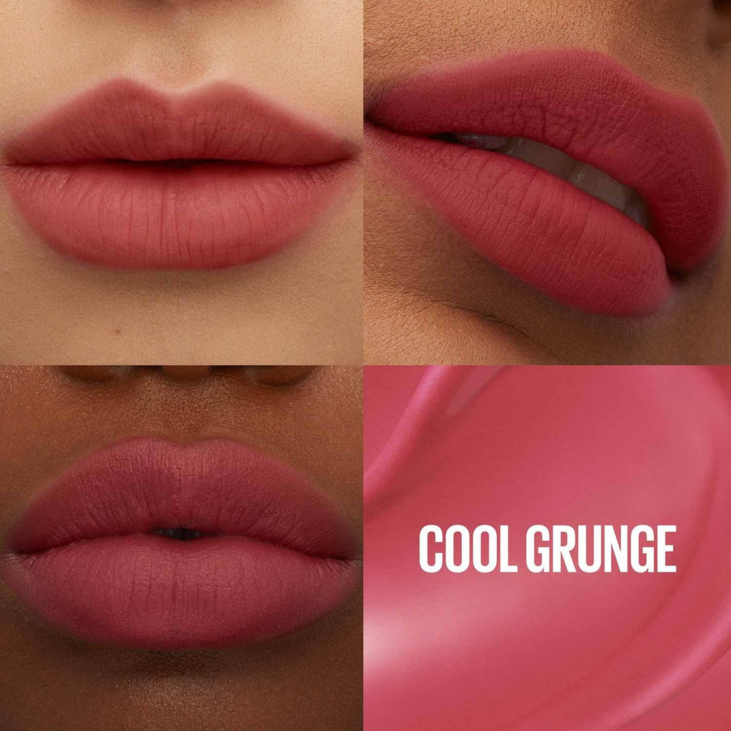 MAYBELLINE TEDDY TINT SHADE CARD NUDES COOL GRUNGE