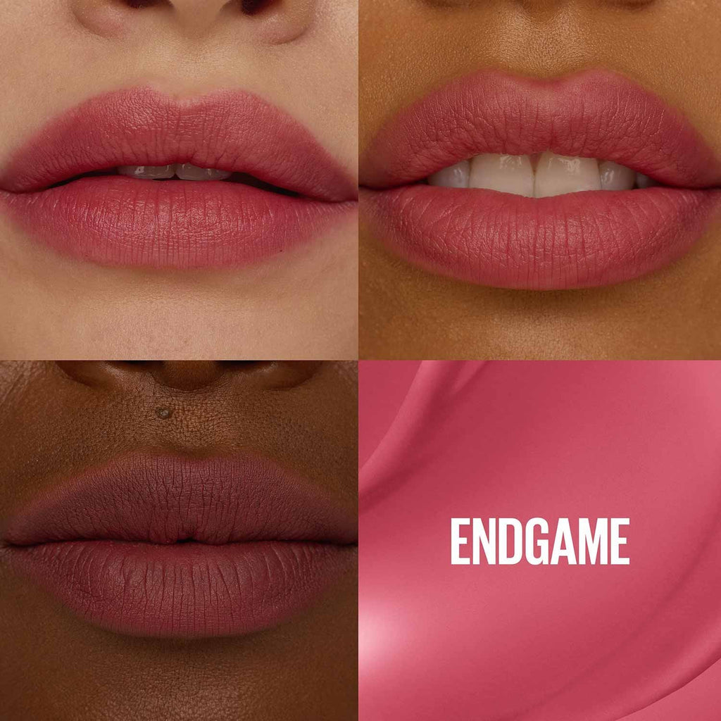 MAYBELLINE TEDDY TINT SHADE CARD NUDES ENDGAME