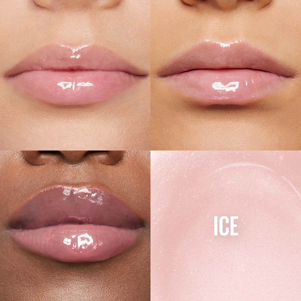 Maybelline Lifter Gloss ATF Shade Card ICE
