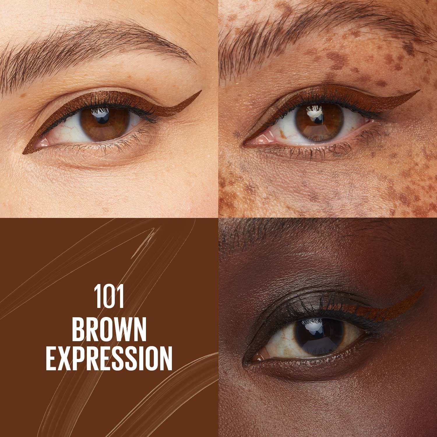 MNY Eye Liquid Liner Tattoo Studio Dip Ink US ATF Shade Card Brown Expression