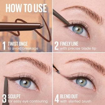Sculpting Stix Double-Ended Eyeliner Pencil with Brush