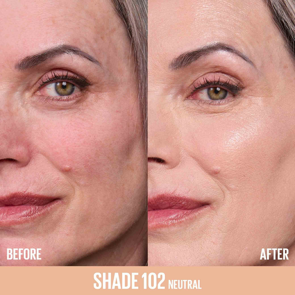 MNY Face Lifter Foundation ATF Before After 102