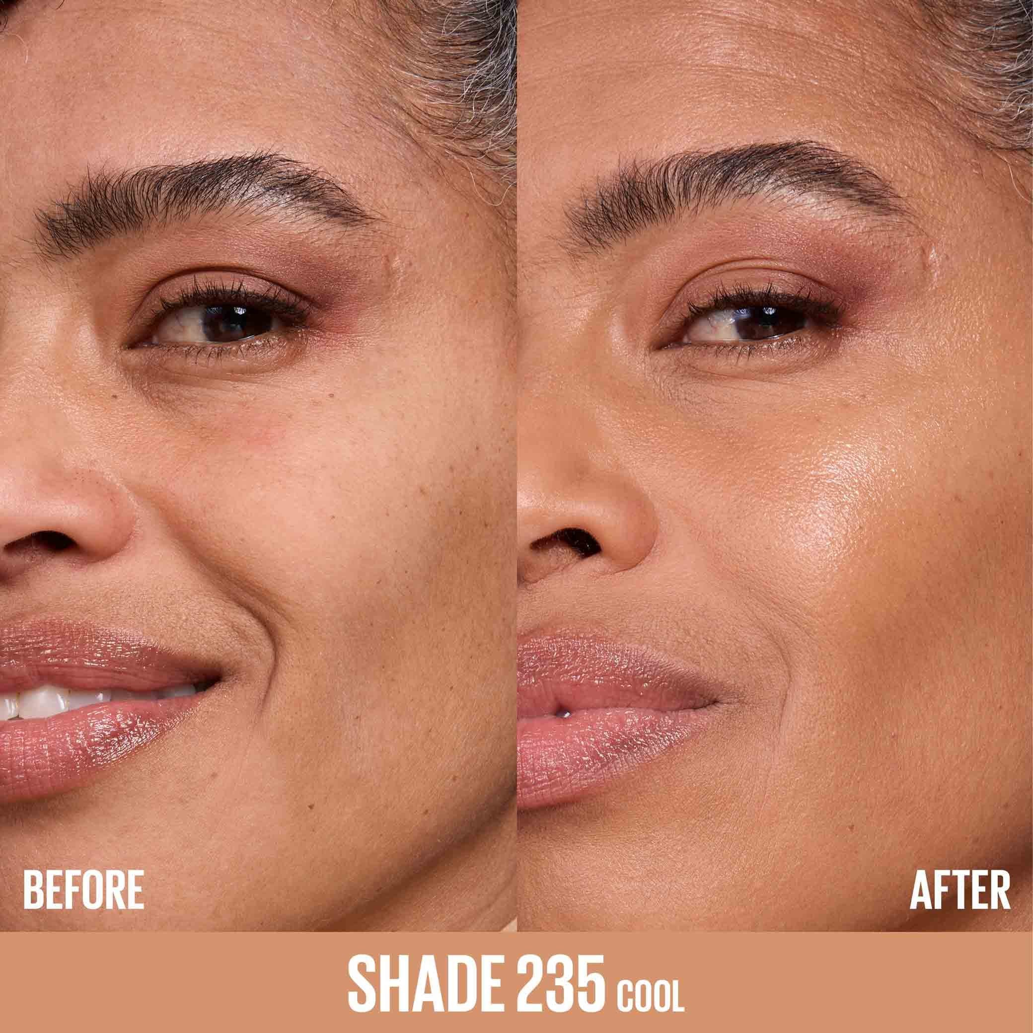 MNY Face Lifter Foundation ATF Before After 235