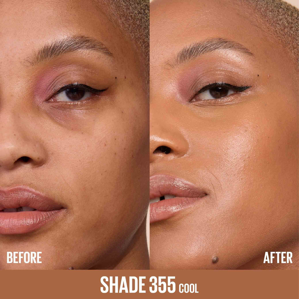 MNY Face Lifter Foundation ATF Before After 355