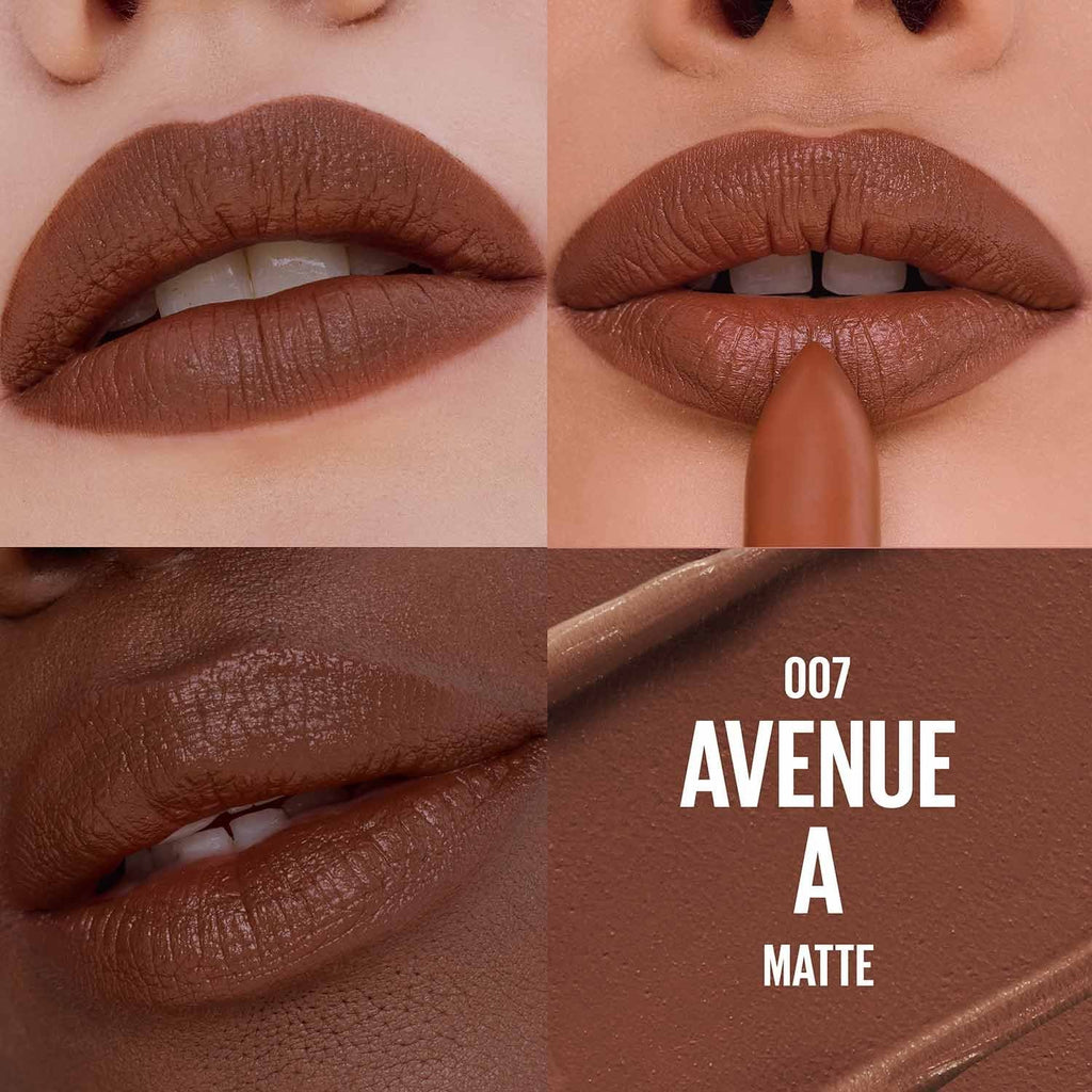 MNY Lip Slip On Lipstick ATF Macro Grid Avenue A