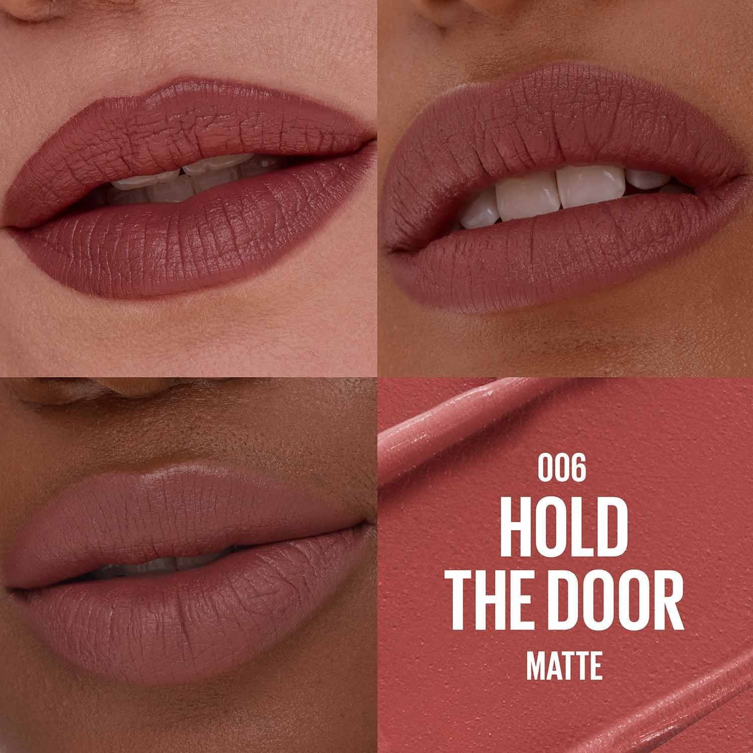 MNY Lip Slip On Lipstick ATF Macro Grid Hold The Door